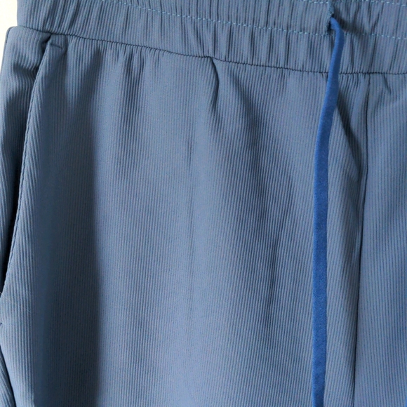 Halara blue ribbed joggers Med - Picture 3 of 3